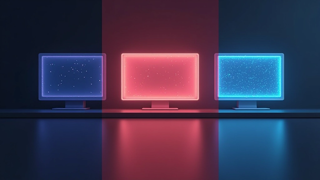 Vergleich verschiedener Shimmer-Varianten mit unterschiedlichen Farben und Geschwindigkeiten nebeneinander